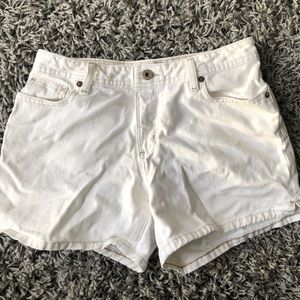 RL Saturday Jean White Denim Shorts